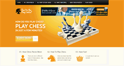 Desktop Screenshot of howdoyouplaychess.com